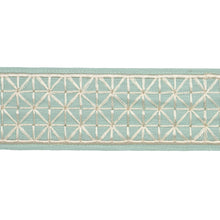Load image into Gallery viewer, Schumacher Directoire Tape Narrow Trim 83852 / Teal