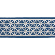 Load image into Gallery viewer, Schumacher Directoire Tape Narrow Trim 83854 / Bleu Marine