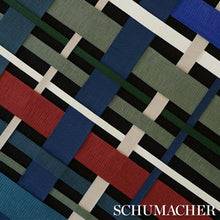 Load image into Gallery viewer, Schumacher Wide Faille Tape Trim 83874 / Peacock