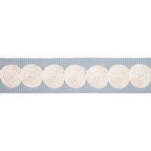 Load image into Gallery viewer, Schumacher Castille Tape Narrow Trim 83880 / Sky