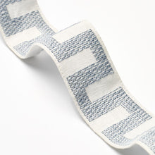 Load image into Gallery viewer, Schumacher Matrix Tape Narrow Trim 83920 / Sky