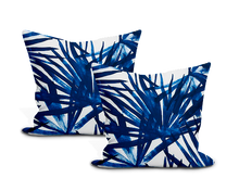 Load image into Gallery viewer,  Schumacher Sunlit Palm Linen Pillow Covers
