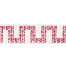 Load image into Gallery viewer, Schumacher Matrix Tape Narrow Trim 83924 / Fuchsia