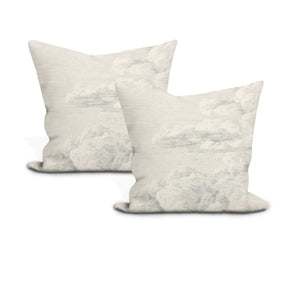 Schumacher cloud toile pillow cover