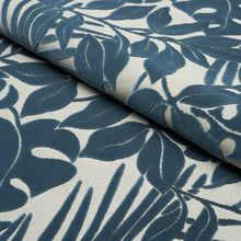 Load image into Gallery viewer, Schumacher Miramar Indoor/Outdoor Velvet Fabric 84322 / Cadet