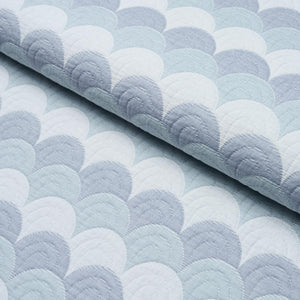 Schumacher Prairie Hills Fabric 84360 / Blues