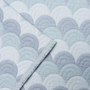Schumacher Prairie Hills Fabric 84360 / Blues