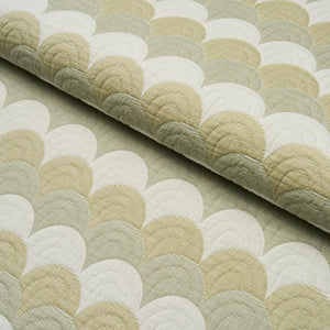 Schumacher Prairie Hills Fabric 84361 / Meadow
