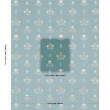 Load image into Gallery viewer, Schumacher Elmslie Embroidery Fabric 84370 / Teal