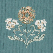 Load image into Gallery viewer, Schumacher Elmslie Embroidery Fabric 84370 / Teal