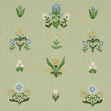 Load image into Gallery viewer, Schumacher Elmslie Embroidery Fabric 84371 / Leaf
