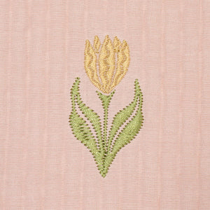 Schumacher Elmslie Embroidery Fabric 84372 / Petal