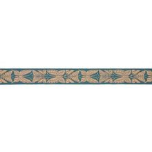 Load image into Gallery viewer, Schumacher Metamorphosis Tape Trim 84382 / Teal &amp; Gold