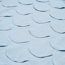 Load image into Gallery viewer, Schumacher Prep School Hand Pieced Scallop Fabric 84401 / Blue