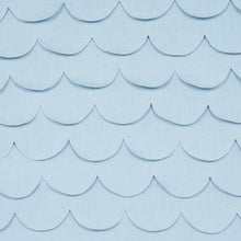 Load image into Gallery viewer, Schumacher Prep School Hand Pieced Scallop Fabric 84401 / Blue