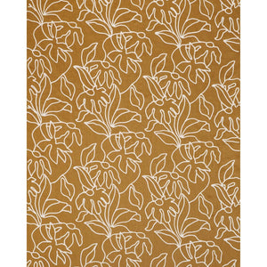 Schumacher Lola Embroidery Fabric 84411 / Saffron