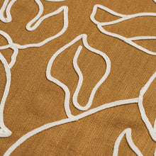 Load image into Gallery viewer, Schumacher Lola Embroidery Fabric 84411 / Saffron