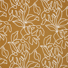 Load image into Gallery viewer, Schumacher Lola Embroidery Fabric 84411 / Saffron
