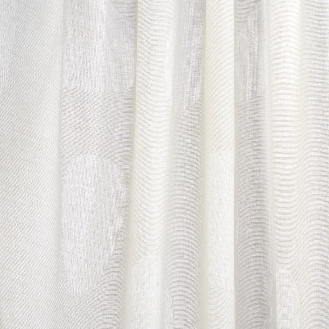 Schumacher Elaine Sheer Fabric 84421 / White