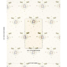 Load image into Gallery viewer, Schumacher Reptilia Embroidery Fabric 84540 / Bright Multi On Ivory