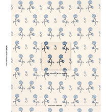 Load image into Gallery viewer, Schumacher Rhinestone Cowboy Embroidery Fabric 84551 Navy