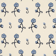 Load image into Gallery viewer, Schumacher Rhinestone Cowboy Embroidery Fabric 84551 Navy
