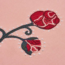 Load image into Gallery viewer, Schumacher Rhinestone Cowboy Embroidery Fabric 84552 Pink