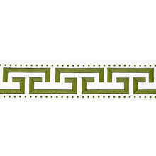 Load image into Gallery viewer, Schumacher Margo Fret Trim 84582 / Green