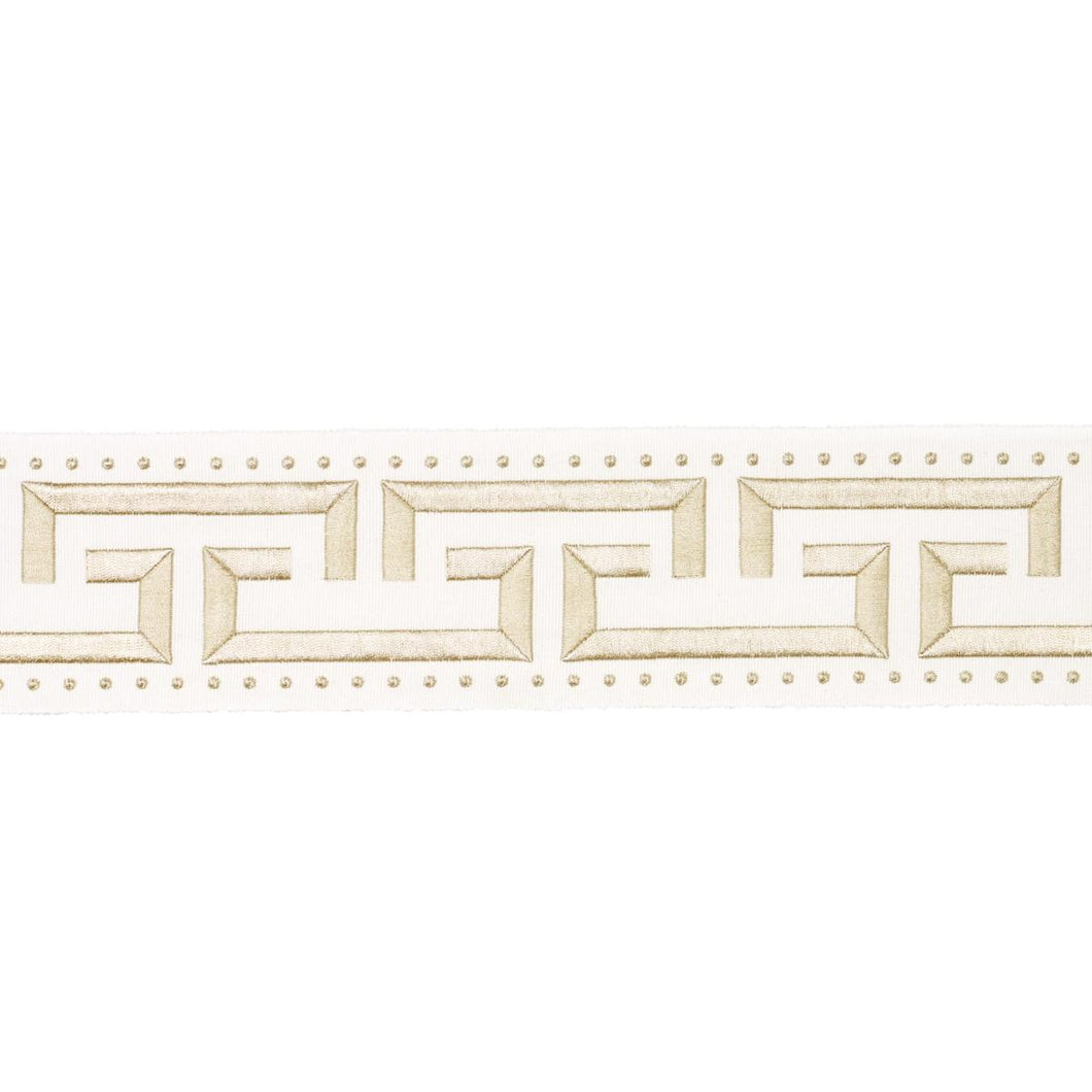 Schumacher Margo Fret Trim 84584 / Ivory