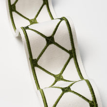Load image into Gallery viewer, Schumacher Parisian Bamboo Trim 84600 / Green