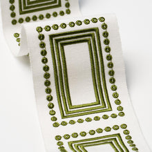 Load image into Gallery viewer, Schumacher Porte Parisien Trim 84611 / Green