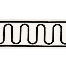 Load image into Gallery viewer, Schumacher Royere Scroll Trim 84624 / Black