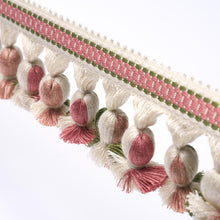 Load image into Gallery viewer, Schumacher Ali Tassel Trim 84671 / Petal