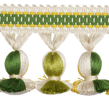 Load image into Gallery viewer, Schumacher Ali Tassel Trim 84672 / Leaf