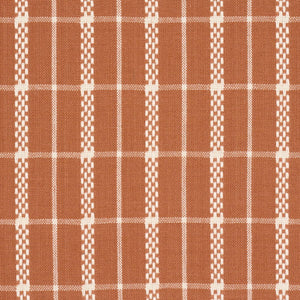 Schumacher Boyd Check Fabric 84680 / Spice