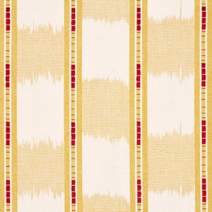 Schumacher Faye Ikat Fabric 84710 / Ochre