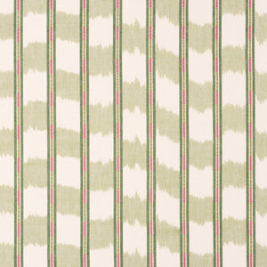 Schumacher Faye Ikat Fabric 84711 / Leaf