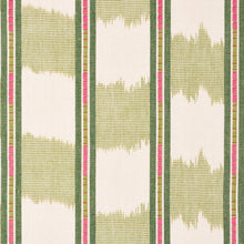 Load image into Gallery viewer, Schumacher Faye Ikat Fabric 84711 / Leaf