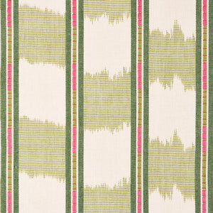 Schumacher Faye Ikat Fabric 84711 / Leaf