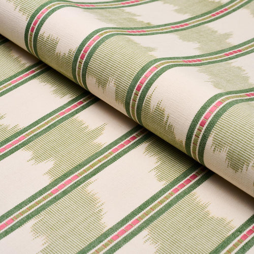 Schumacher Faye Ikat Fabric 84711 / Leaf