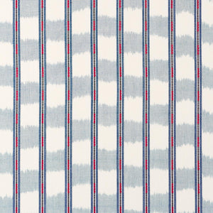 Schumacher Faye Ikat Fabric 84712 / Chambray