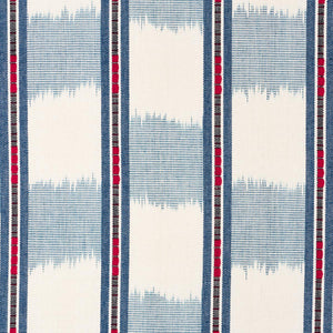 Schumacher Faye Ikat Fabric 84712 / Chambray