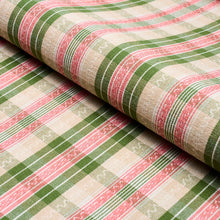 Load image into Gallery viewer, Schumacher Fonda Hand Woven Plaid Fabric 84721 / Petal &amp; Leaf