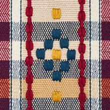 Load image into Gallery viewer, Schumacher Hutton Hand Woven Check Fabric 84730 /  Rouge &amp; Navy