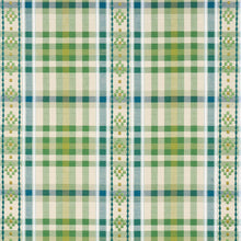 Load image into Gallery viewer, Schumacher Hutton Hand Woven Check Fabric 84731 / Leaf