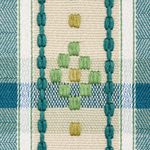 Load image into Gallery viewer, Schumacher Hutton Hand Woven Check Fabric 84731 / Leaf