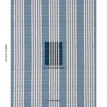 Load image into Gallery viewer, Schumacher Remmy Hand Woven Stripe Fabric 84780 / Indigo