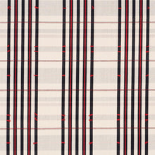 Load image into Gallery viewer, Schumacher Remmy Hand Woven Stripe Fabric 84782 / Noir