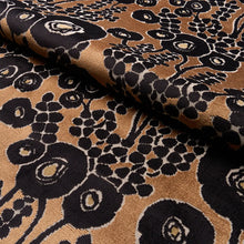 Load image into Gallery viewer, Schumacher Emelie Velvet Fabric 84790 / Bronze &amp; Noir