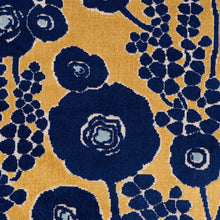 Load image into Gallery viewer, Schumacher Emelie Velvet Fabric 84791 / Sapphire &amp; Gold
